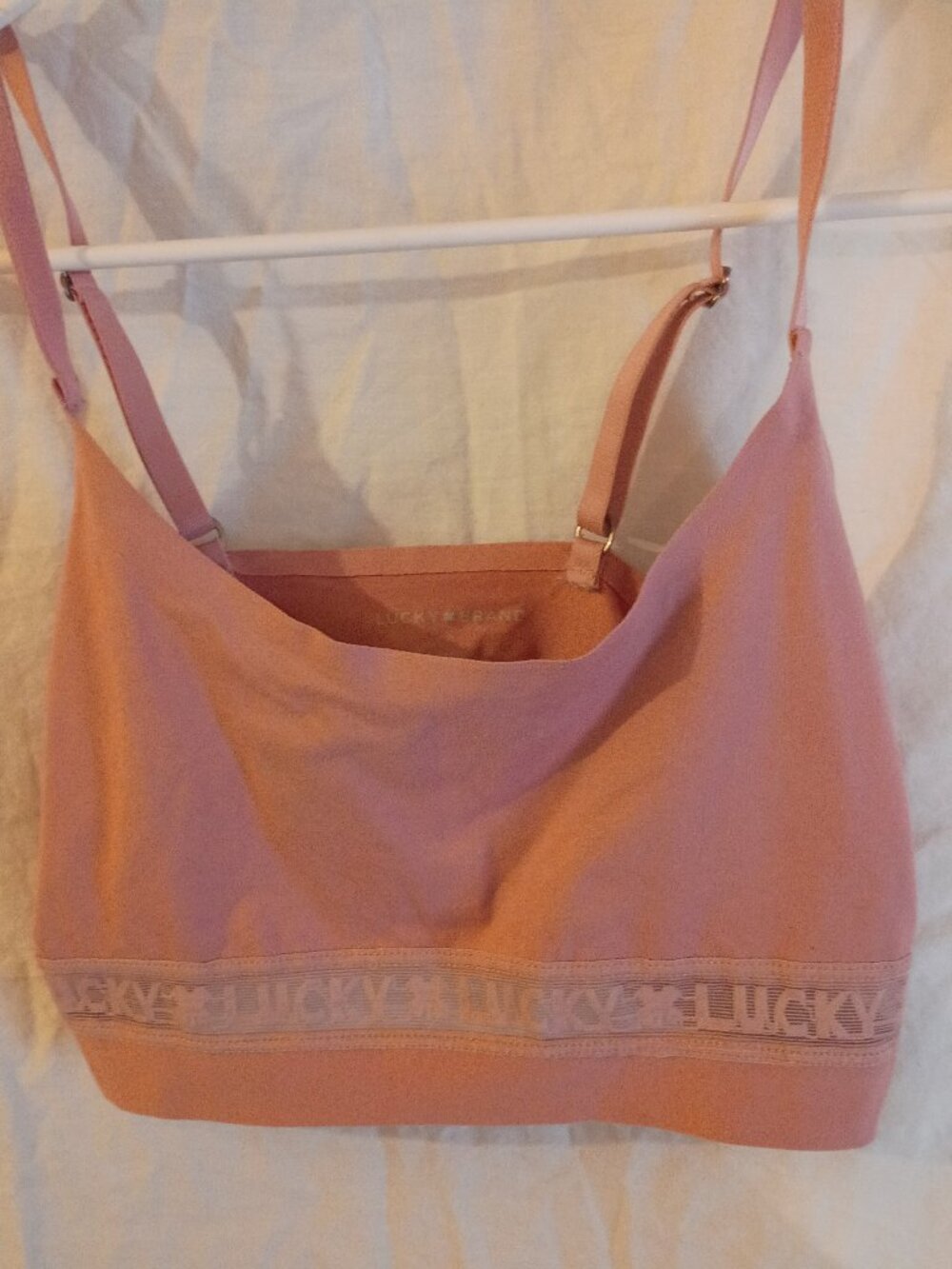 Lucky Brand Logo Seamless Bralette Set of Two Women's Size Small